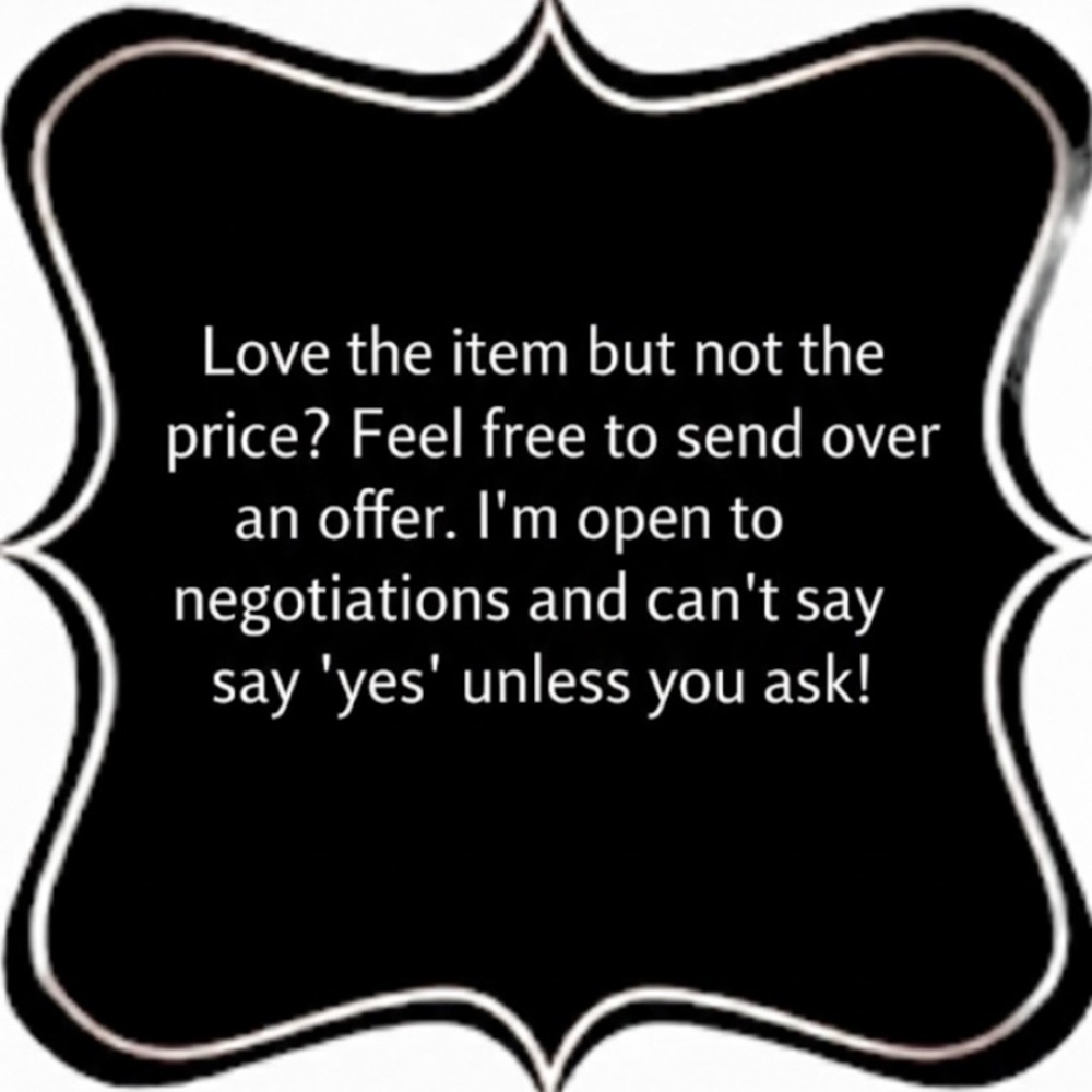 Decorative Black and White Sign